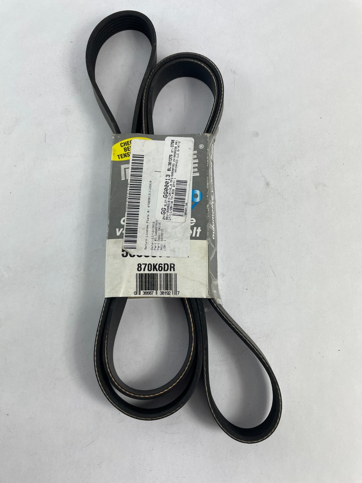 OEM Dayco Drive Rite 5060870DR 870K6DR Check Belt Tensioner A10