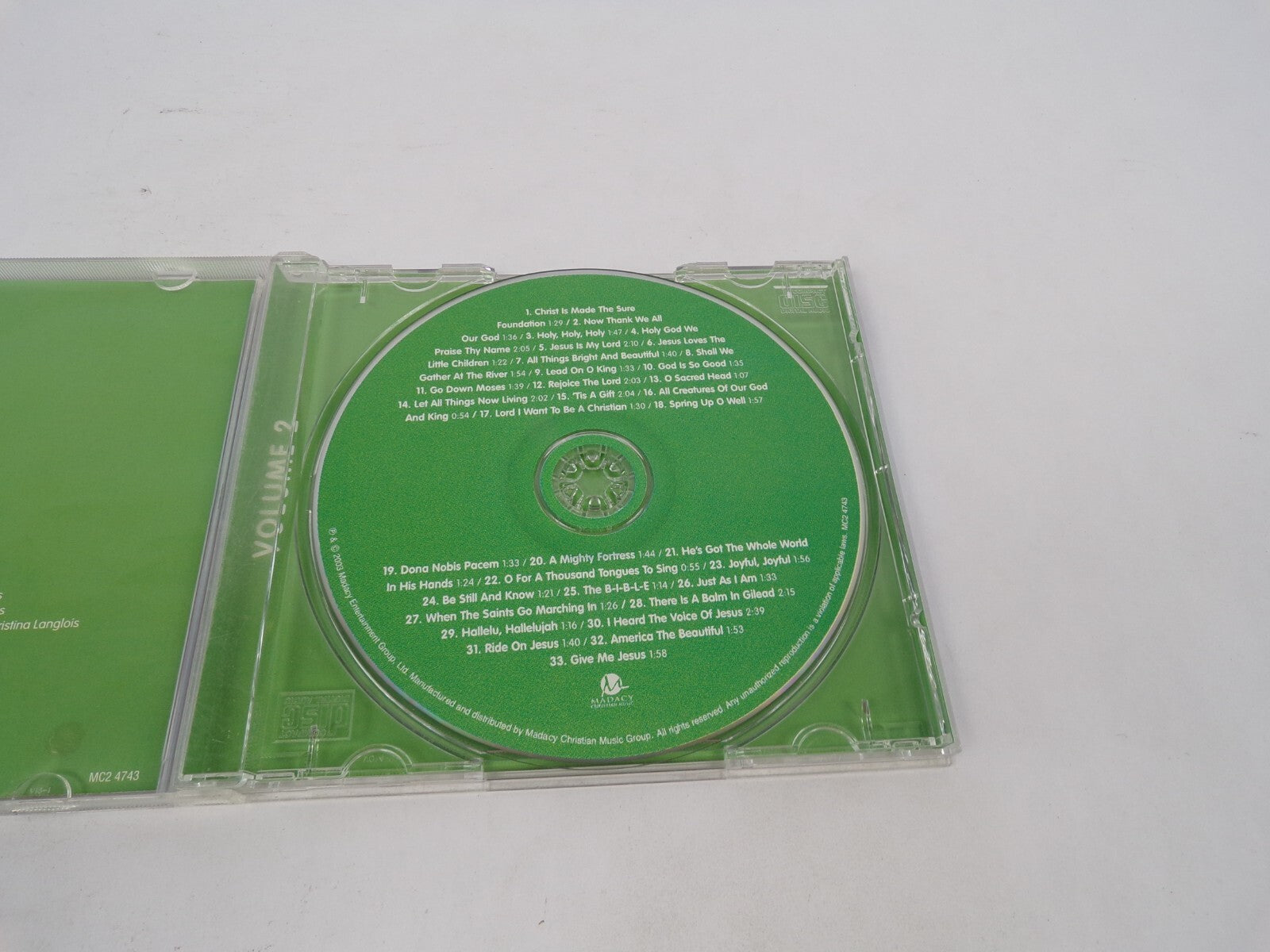 Church Classics For Kids Holy, Holy, Holy, God Is So Good, When The Saints CD#69