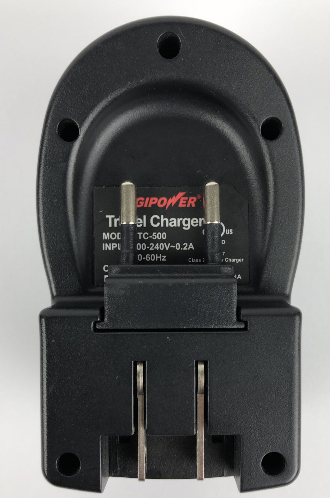 Digipower TC-500 DSLR-500 Travel Battery Charger for Canon 100-240V ~ 0.2A 50-60