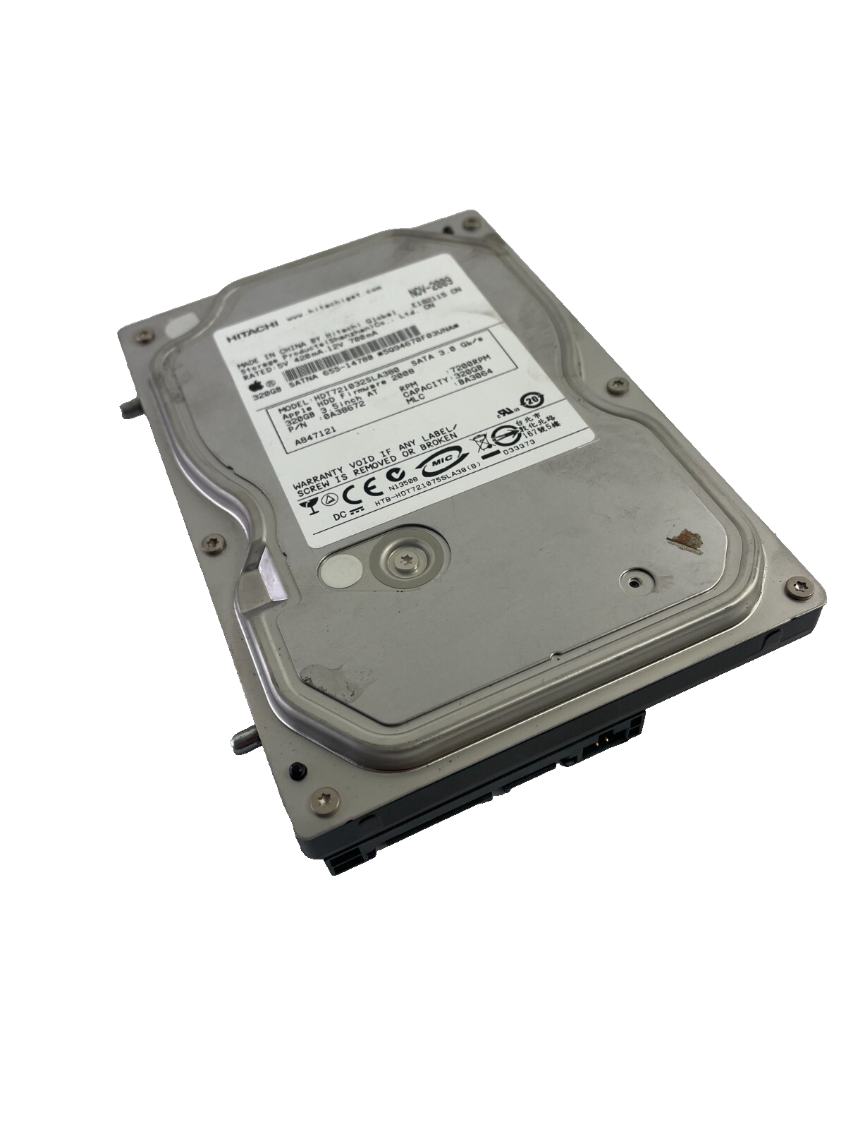 Hitachi Model HDT721032SLA380 320GB SATA Internal Drive 7200RPM Cache 8 MB