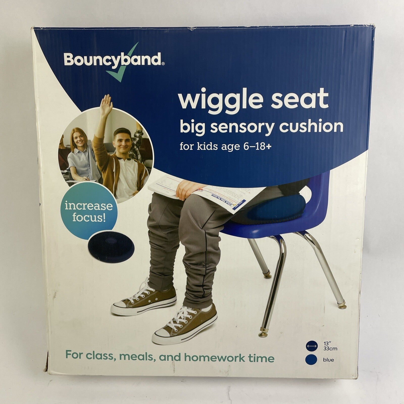 Bouncyband Wiggle Seat Little Sensory Cushion 13" Flexible Alternative Seating