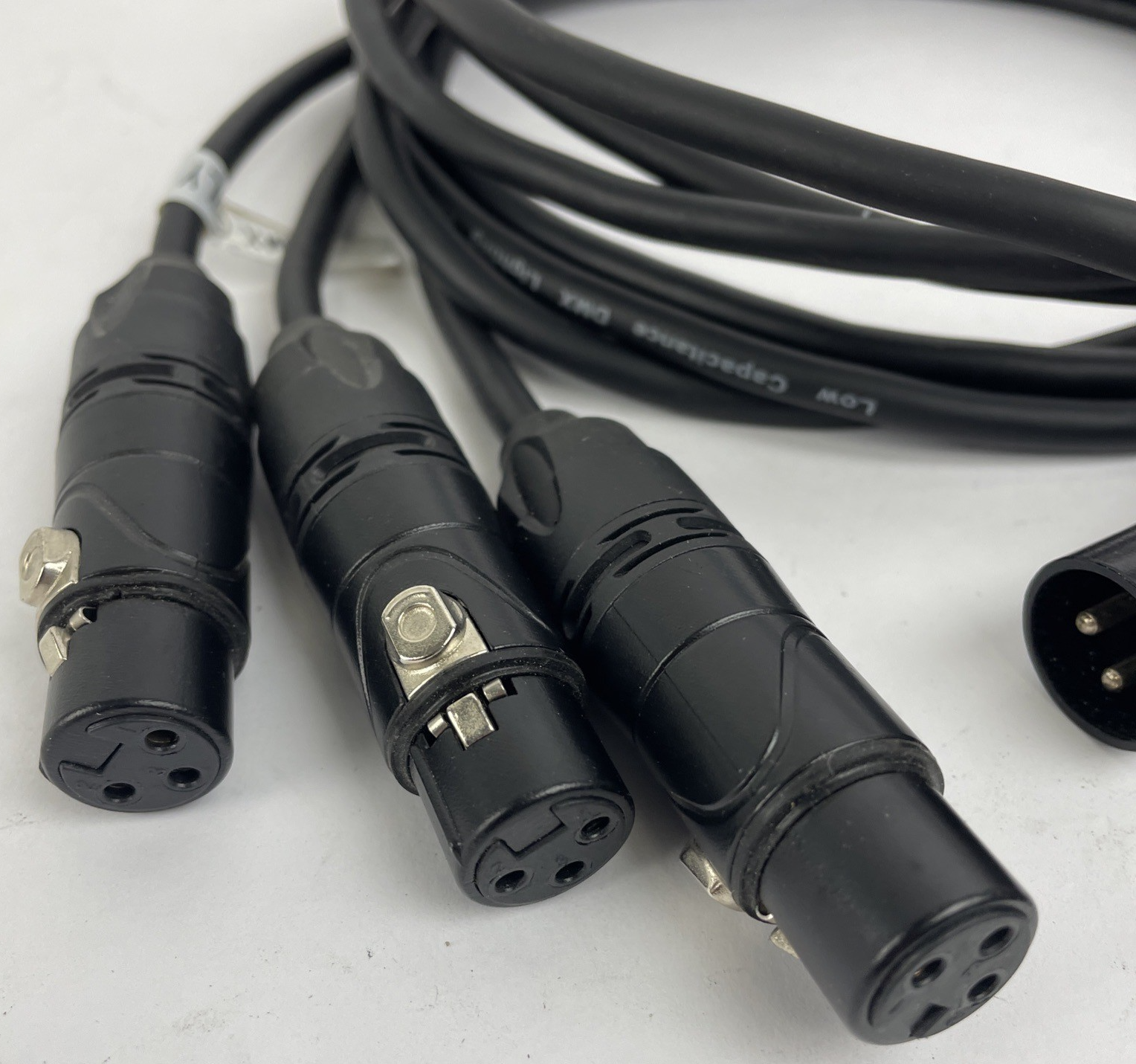 3 x Low Capacitance DMX Lightning XLR 3 Pin Male to Female Cable (s) 5 Foot 5'