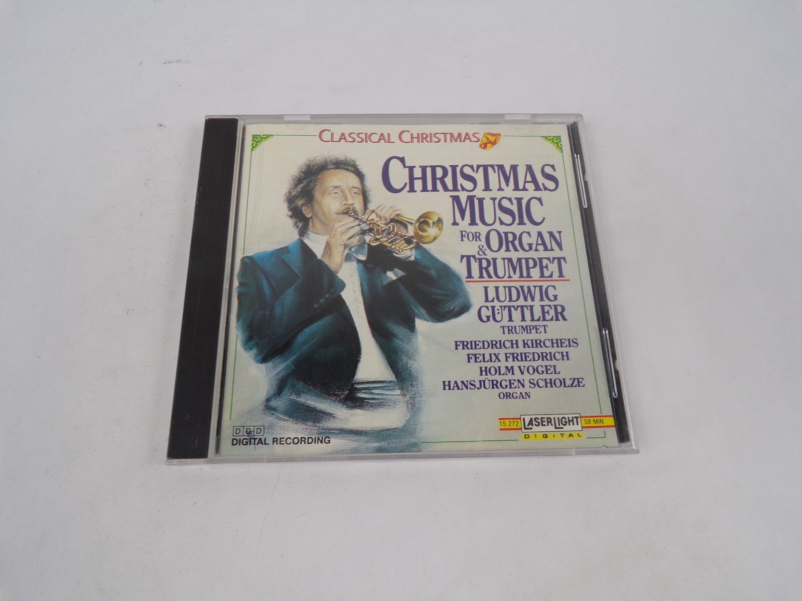 Christmas Music For Organ & Trumpet Ludwig Guttler Trumpet Friedrich KircheCD#69