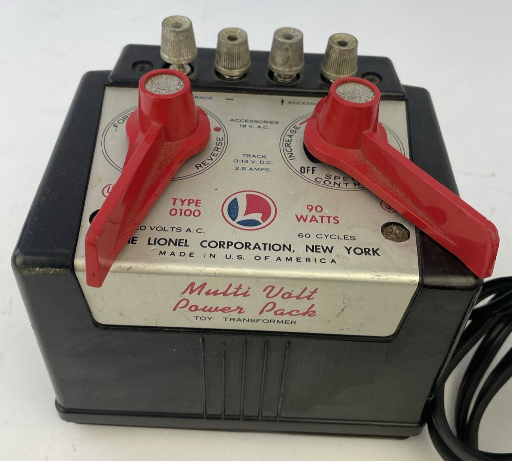 Lionel Type 0100 90 Watts Model Train Transformer 120V USA Made VINTAGE