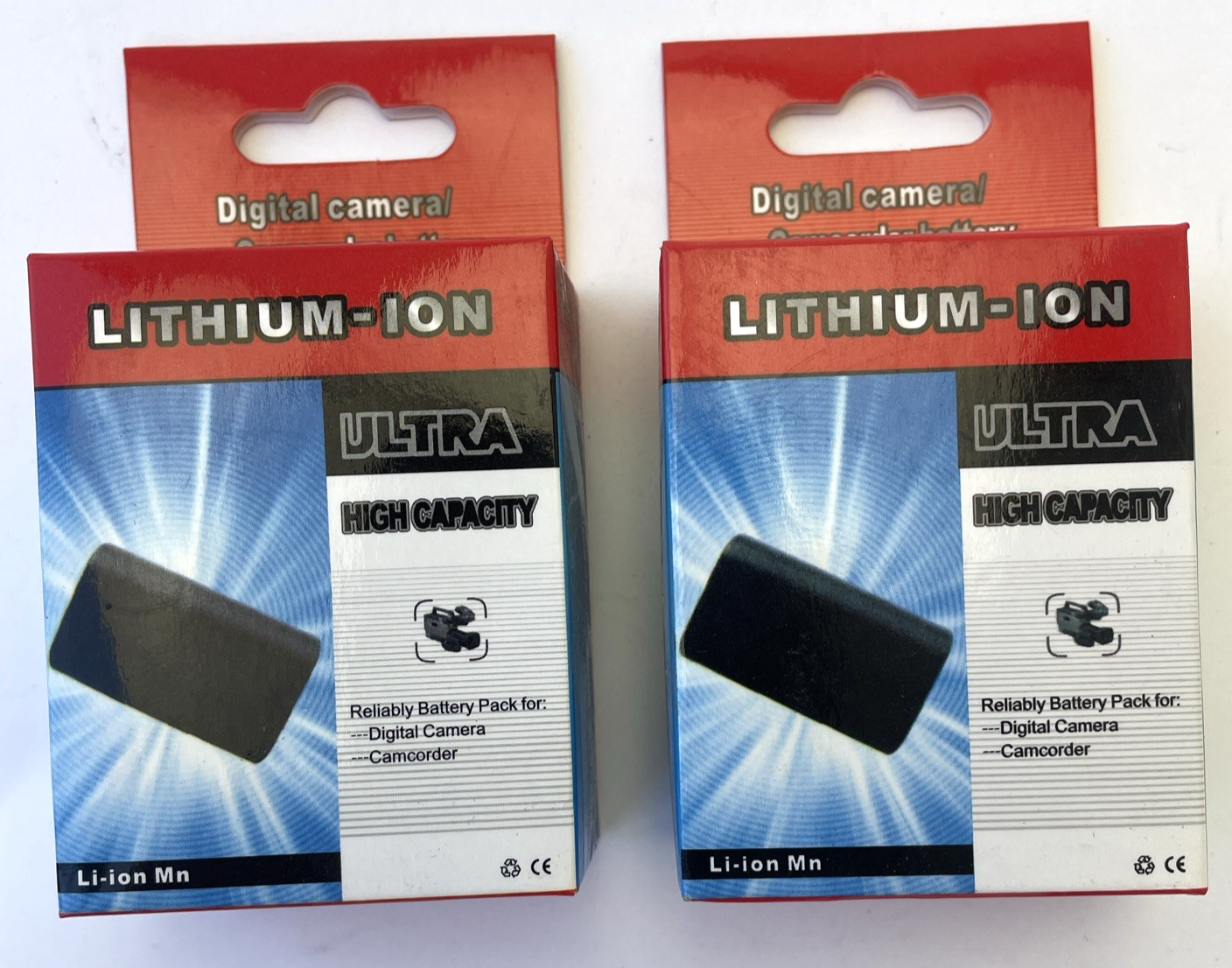 2 Powerextra Camera Battery Replaces LP-E8 Ultra High Capacity. 7.4V 1800mAh New