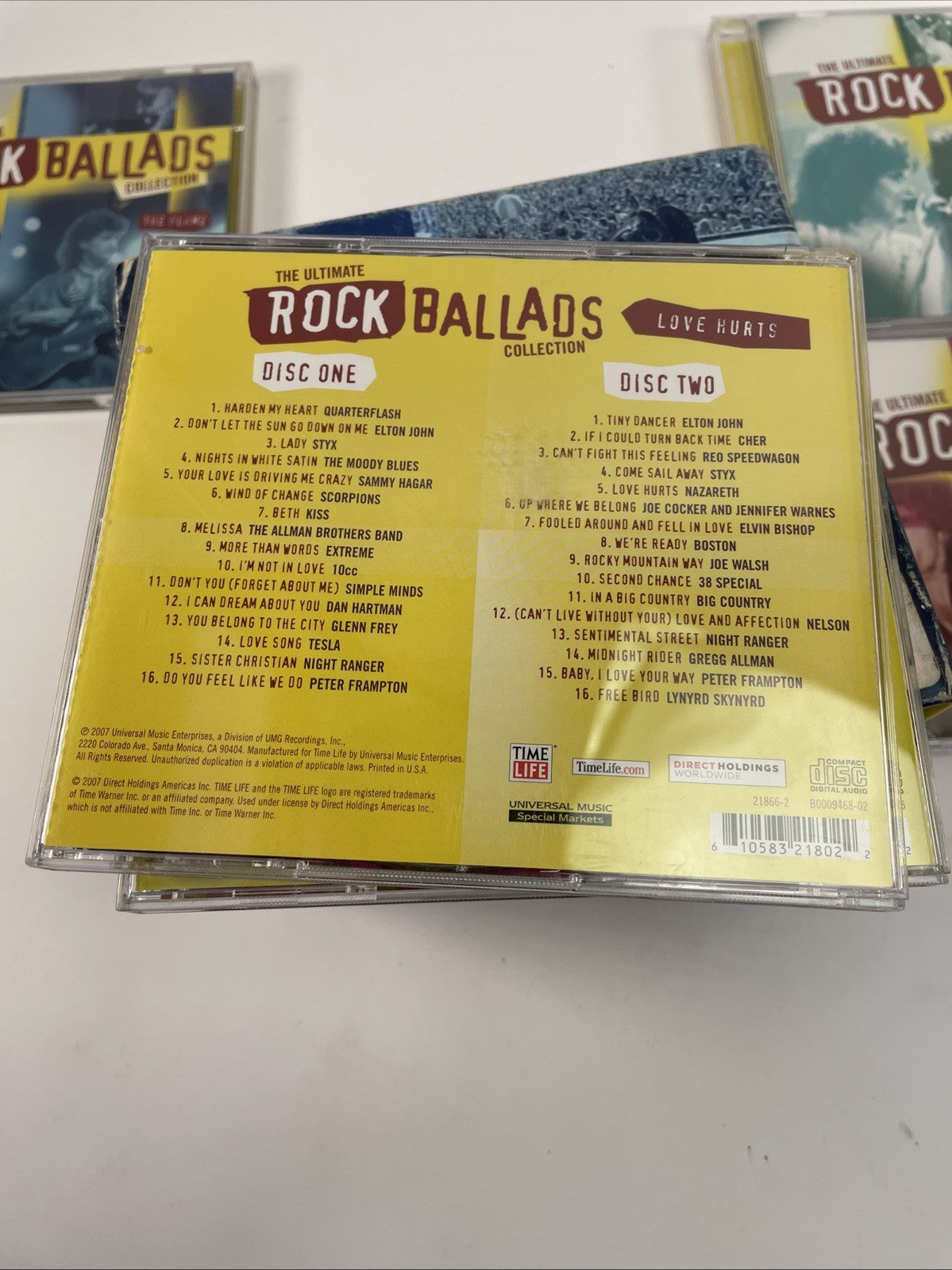 The Ultimate Rock Ballads Collection 8 Disc + Bonus Disc Box CD Set by Time Life