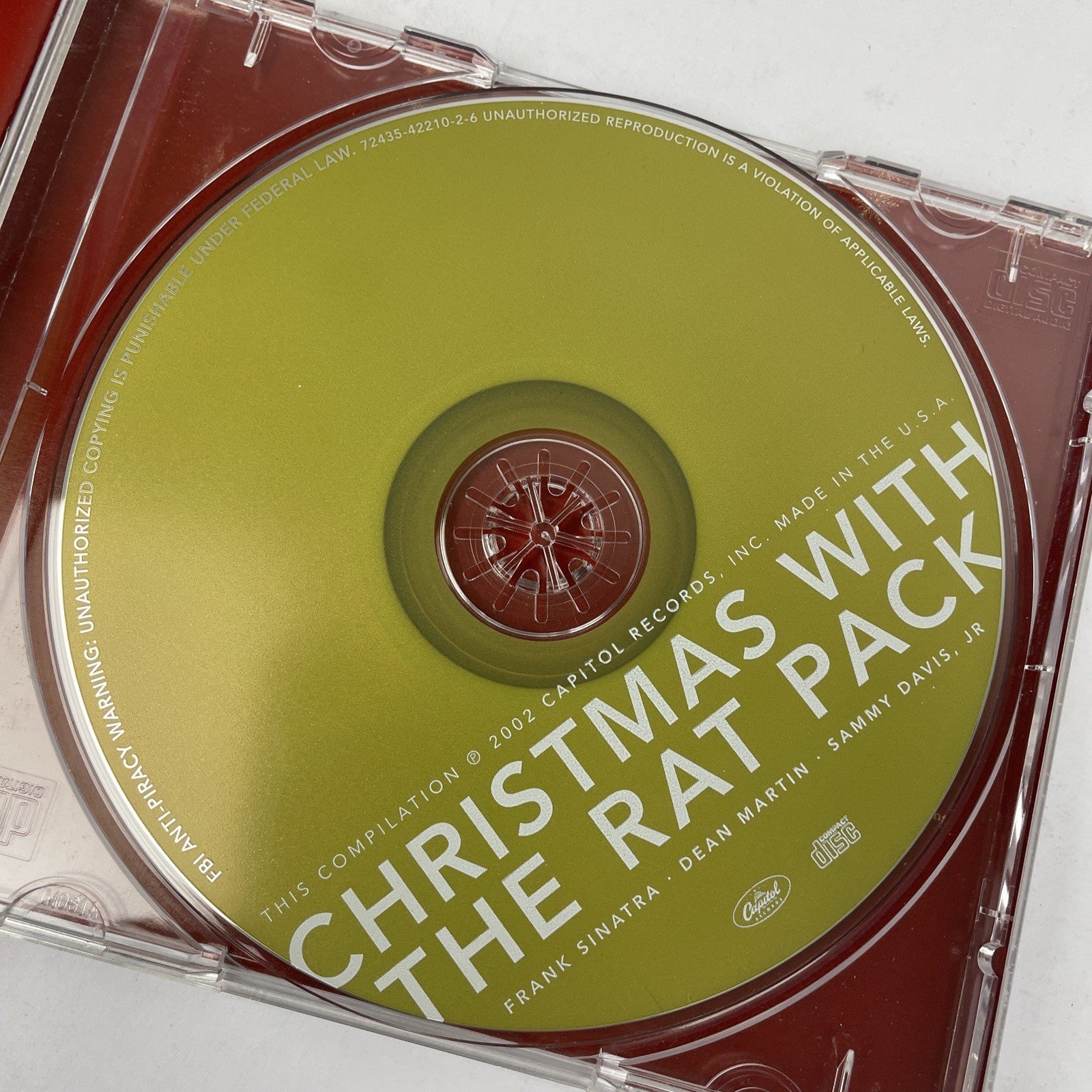 Christmas with The Rat Pack Various Artist Digital Audio CD Sinatra Davis Jr #1