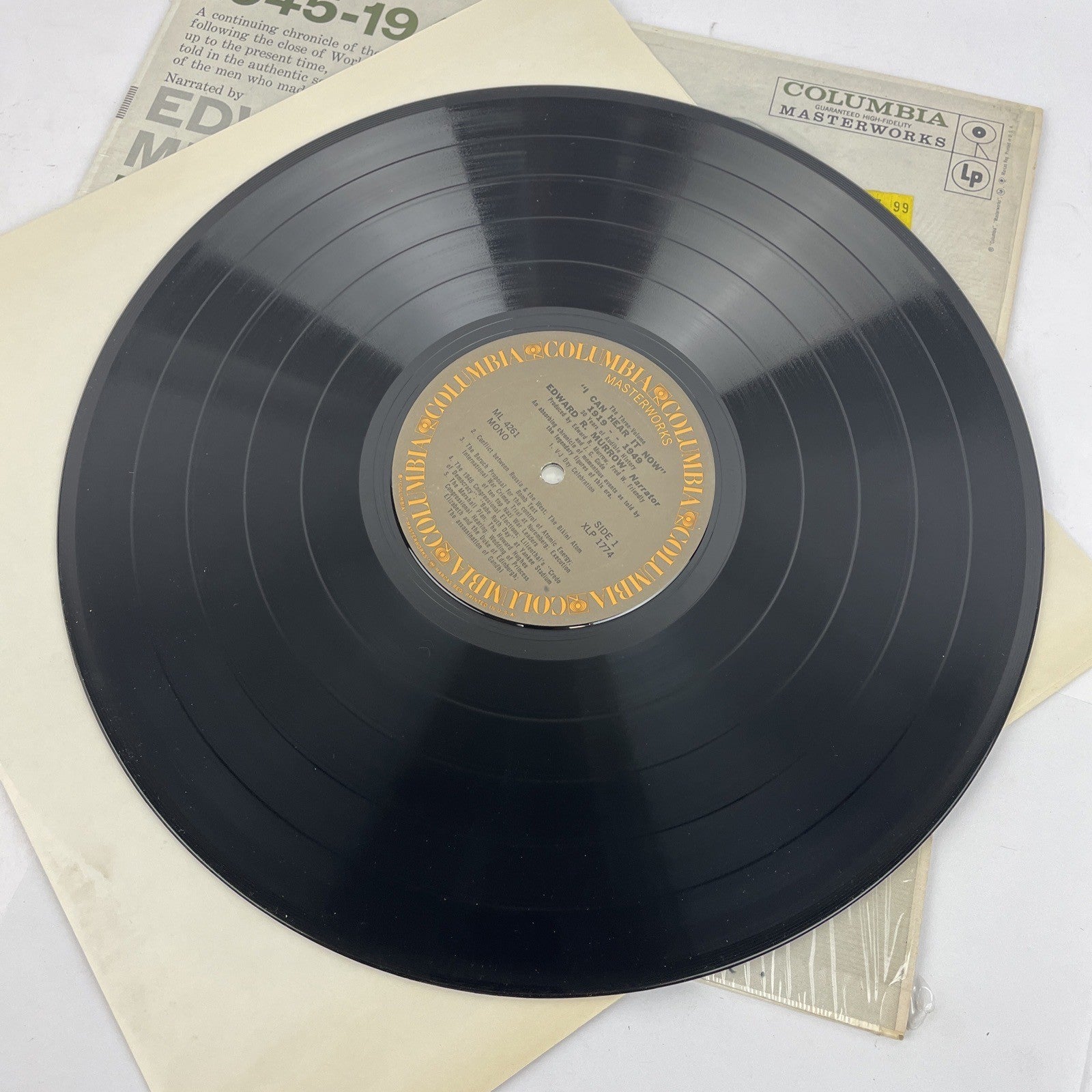 I Can Hear It Now 1945-1949 EDWARD R MURROW 12" LP Columbia ML4261 Historical