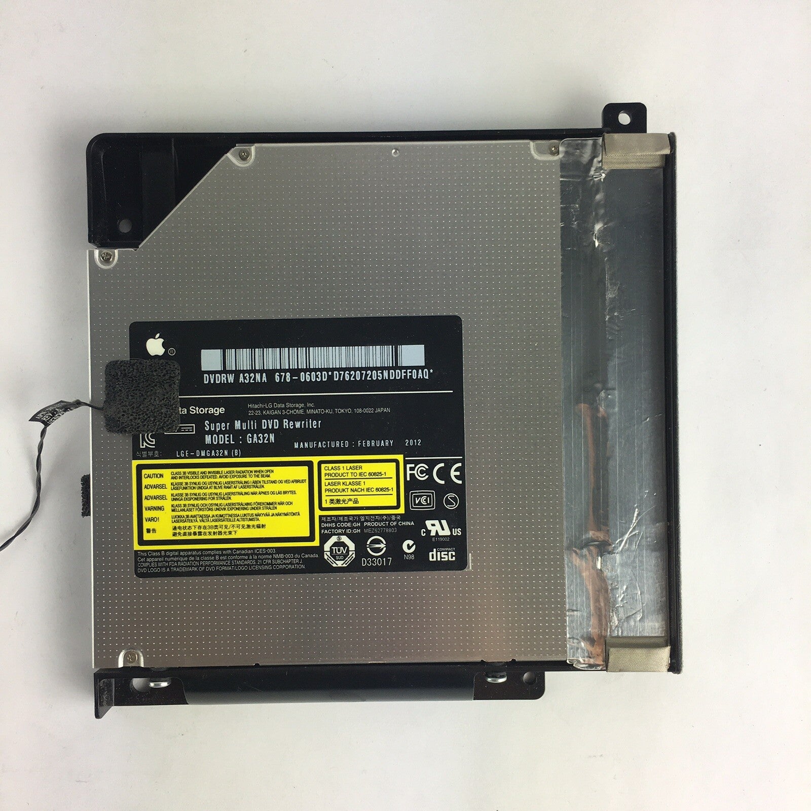 Original Apple iMAC A1311 21,5" 2010 EMC2389 Multi DVD ReWriter GA32N 678-0603C