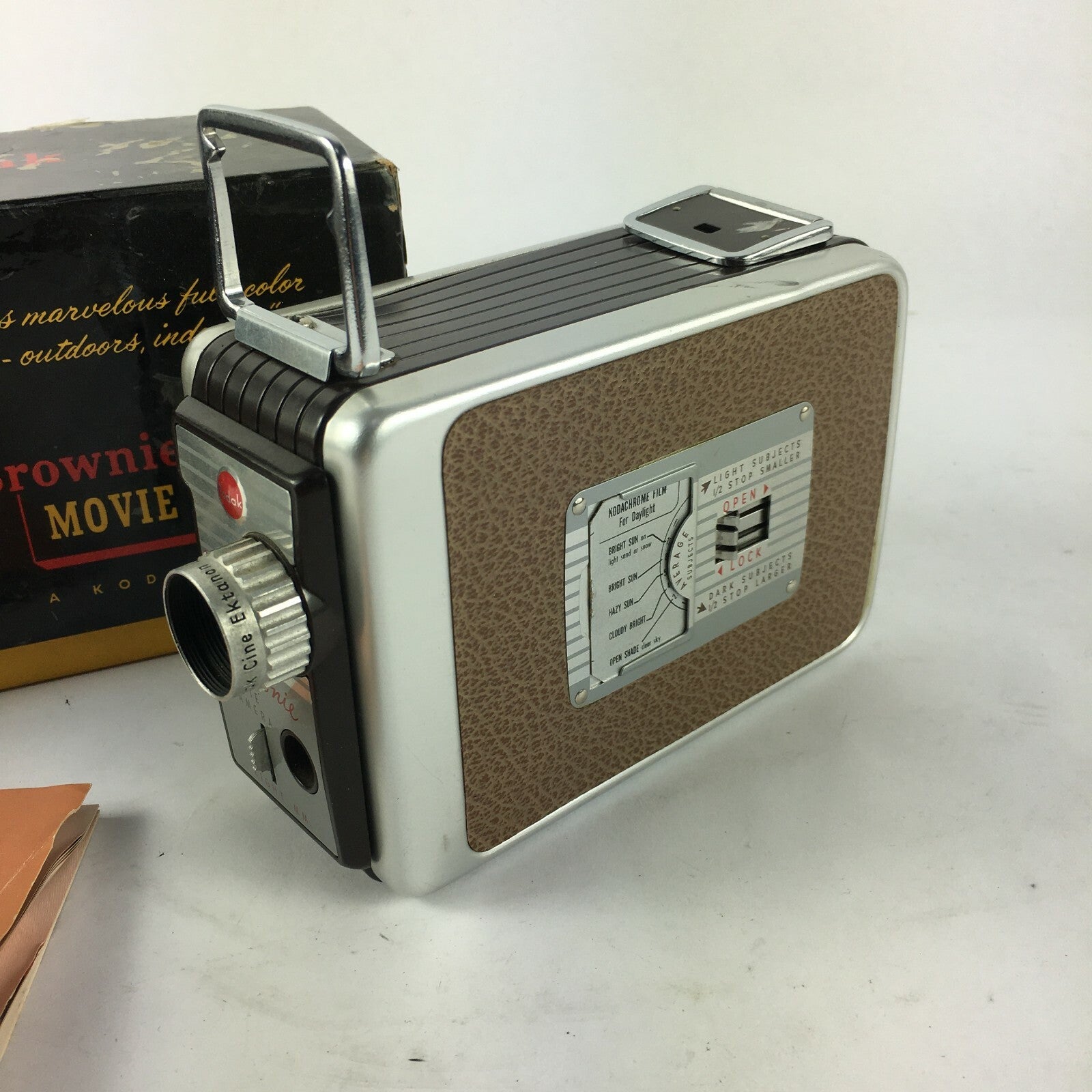 Vintage Kodak Brownie Movie 8mm Camera Lens 13mm T1
