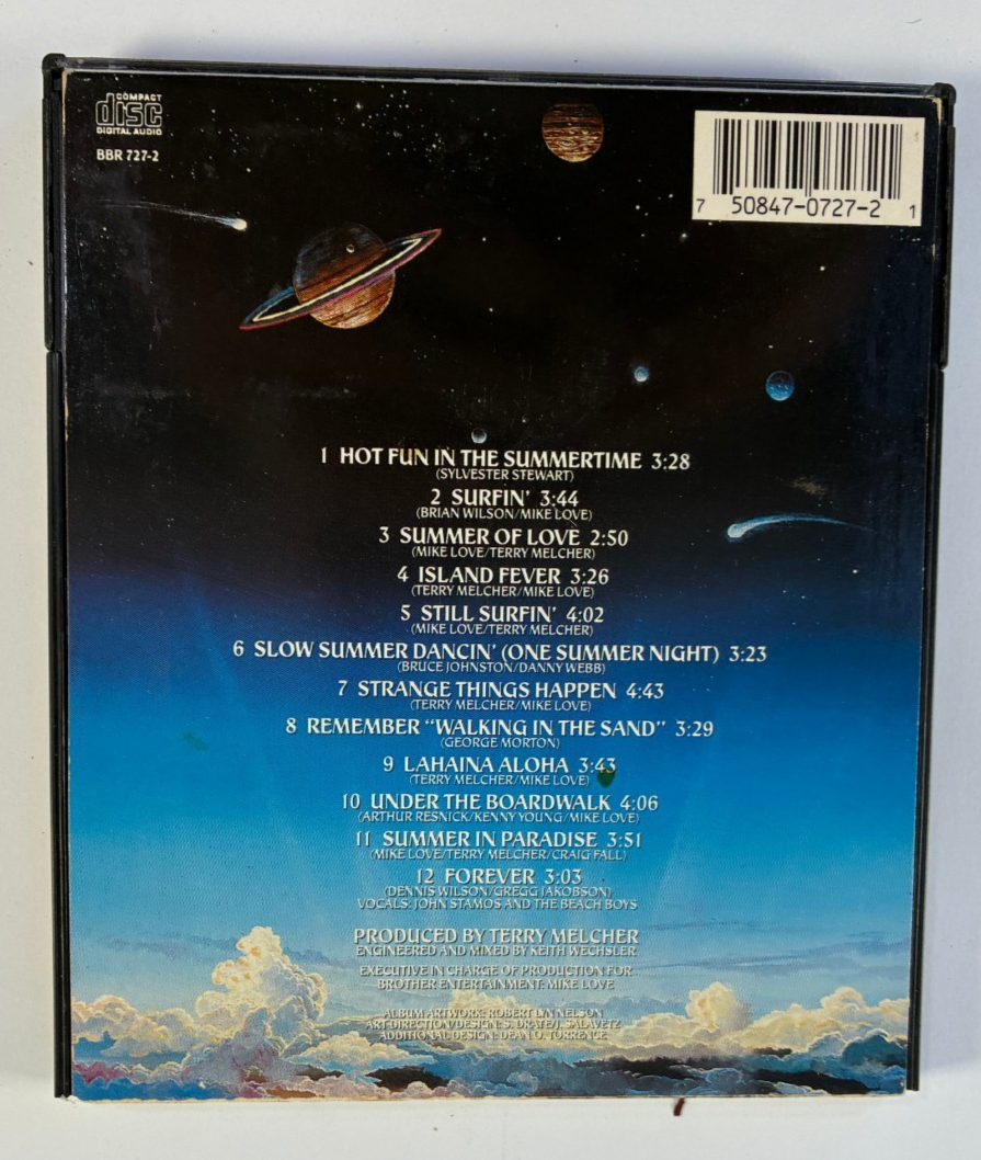 The Beach Boys - Summer in Paradise - CD (Brother Records 1992) Album