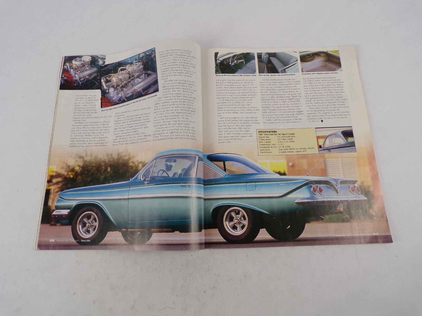 March 2005 Hemmings Muscle Machines Magazine Big-Blocks! By The Numbers FoMoCo