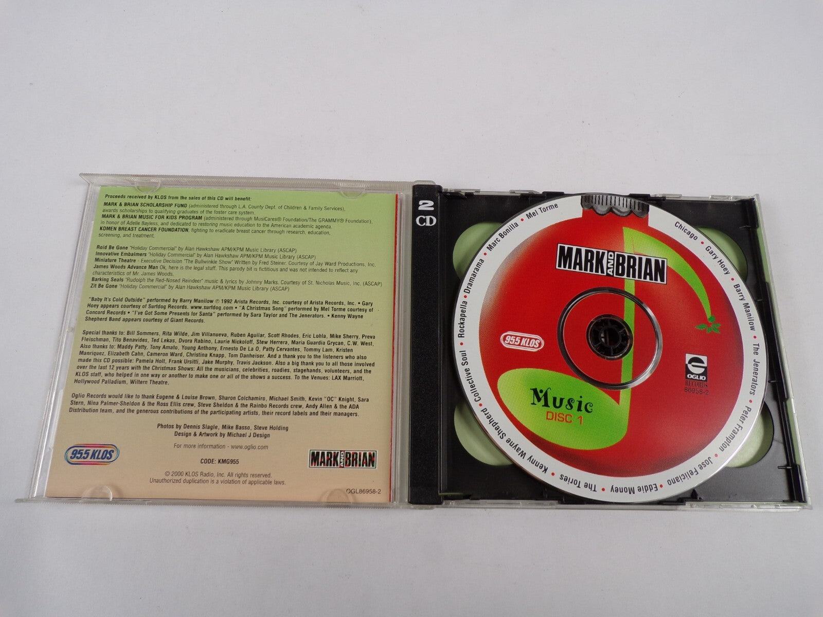 Mark & Brian Little Drummer Boys Chicago Gary Hoey The Tories CD#21