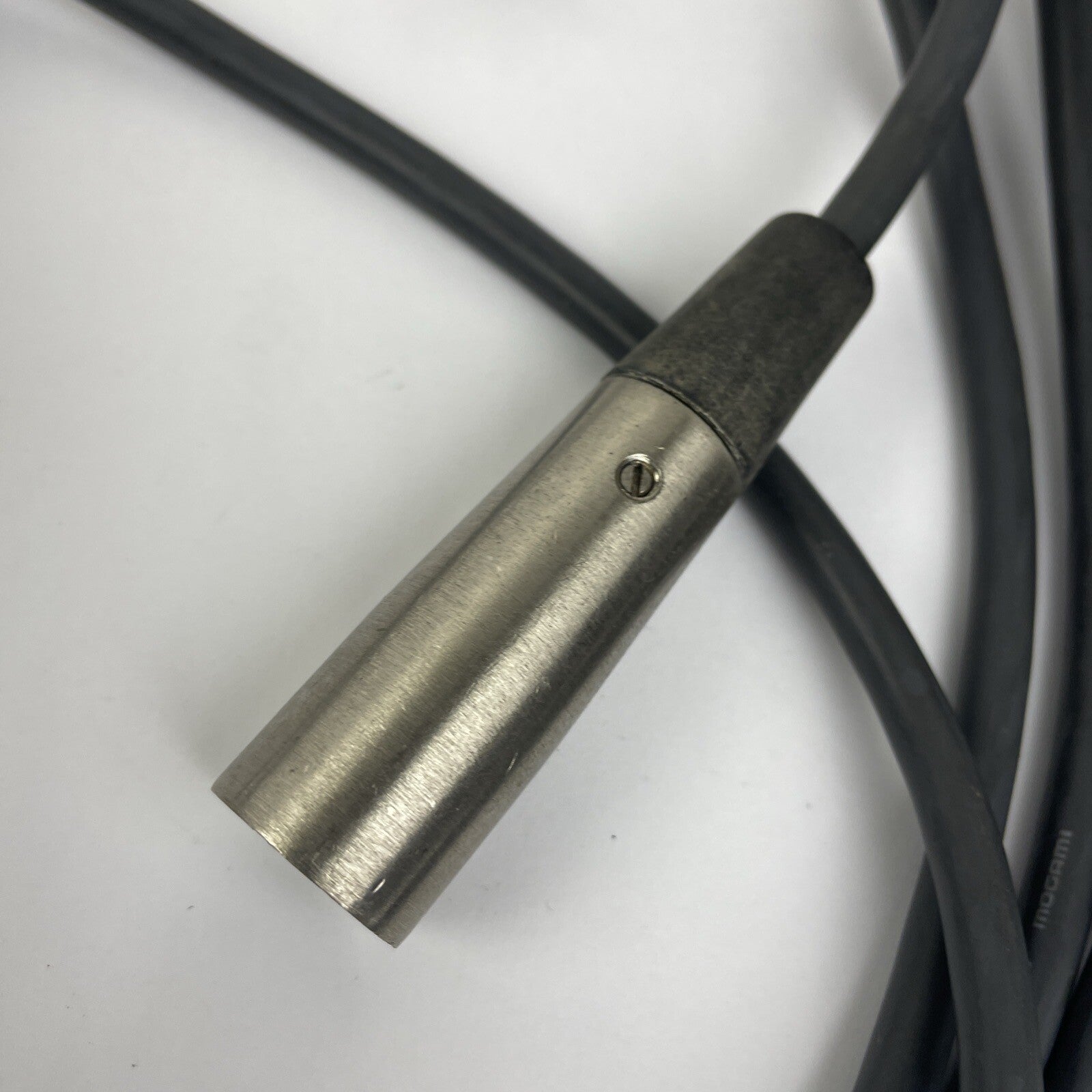 Switchcraft XLR Male to Female 3 Pin Microphone Connector 18' Long Grey Cable