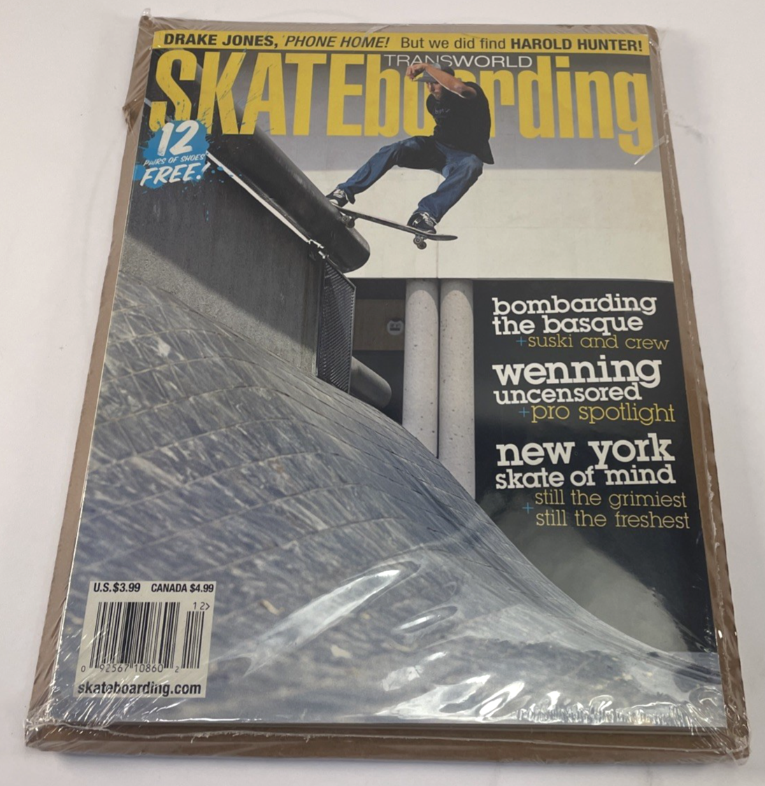 Transworld Skateboarding December 2005 Wenning  Harold Hunter Drake Jones