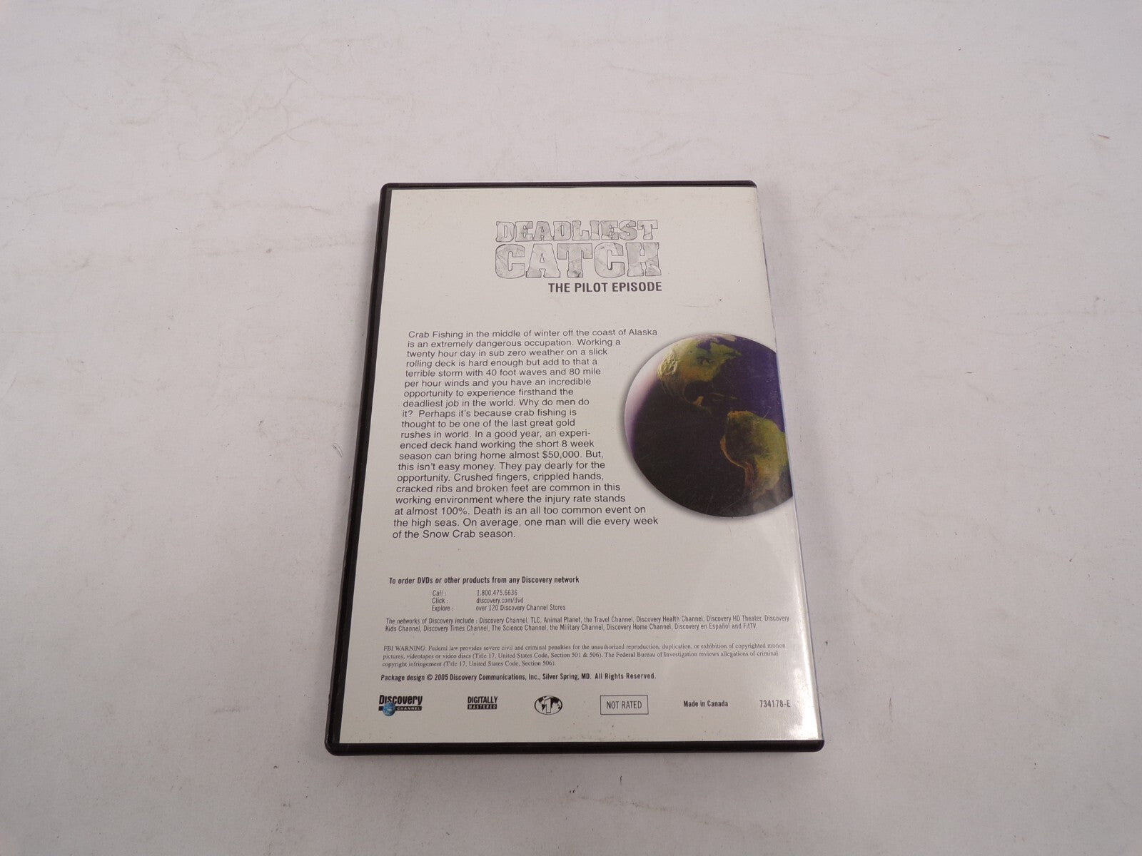Deadliest Catch The Pilot Episode Crab Fishing Discovery Channel DVD Movies