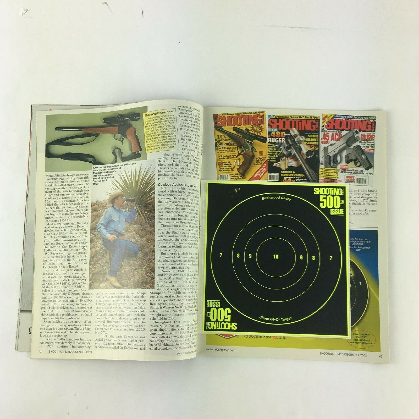 December 2003 Shooting Times Magazine Special 500th Issue Rifles Shotguns