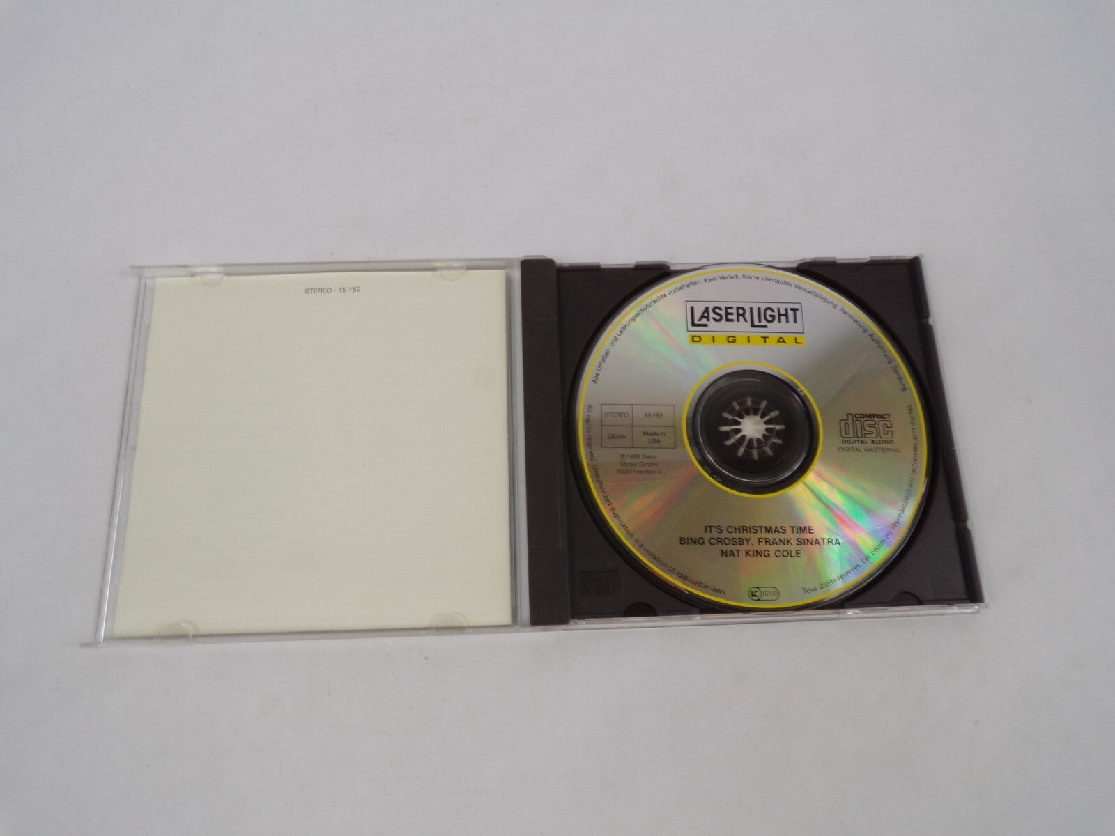 Its Christmas Time Bing Crosby Frank Sinatra Nat King Cole Silent Night CD#63