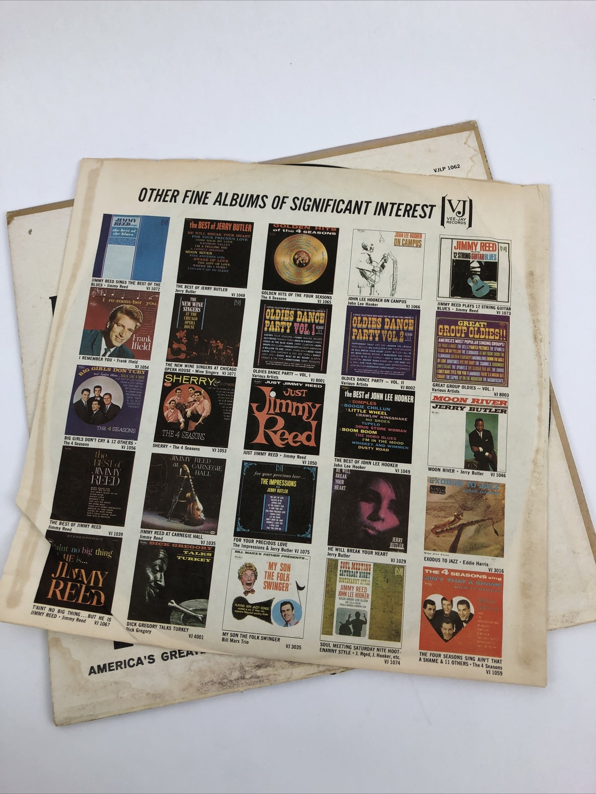 RARE AUTHENTIC 1964 VEE JAY Records Mono INTRODUCING THE BEATLES lp album