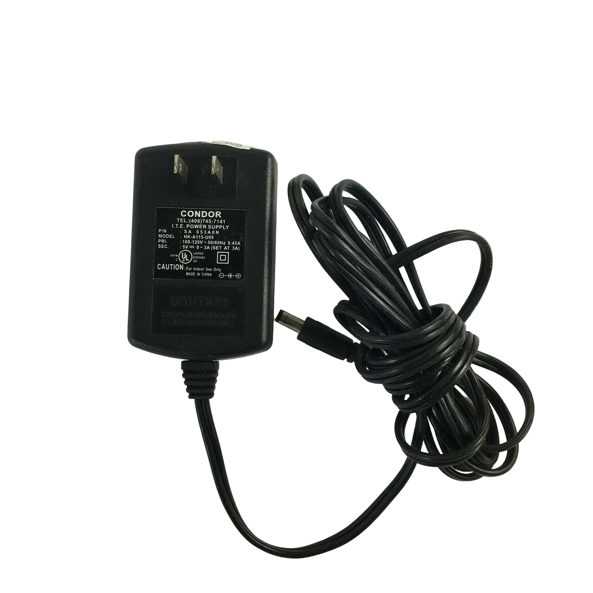 Genuine Condor HK-A115-U05 Output 5V 3A Power Supply Adapter A27