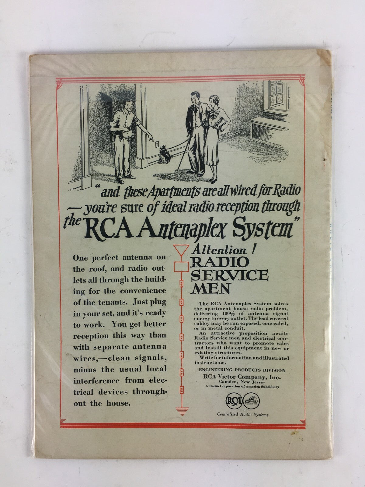 November Radio Craft Hugo Gernsback Magazine The Half Wave Mast Antenna