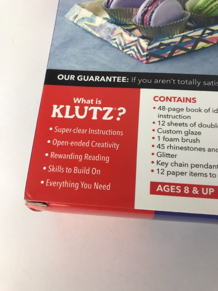 Pop Collage Book Kit Klutz  730767858636 Make Your Stuff Stand Out 10 Projects