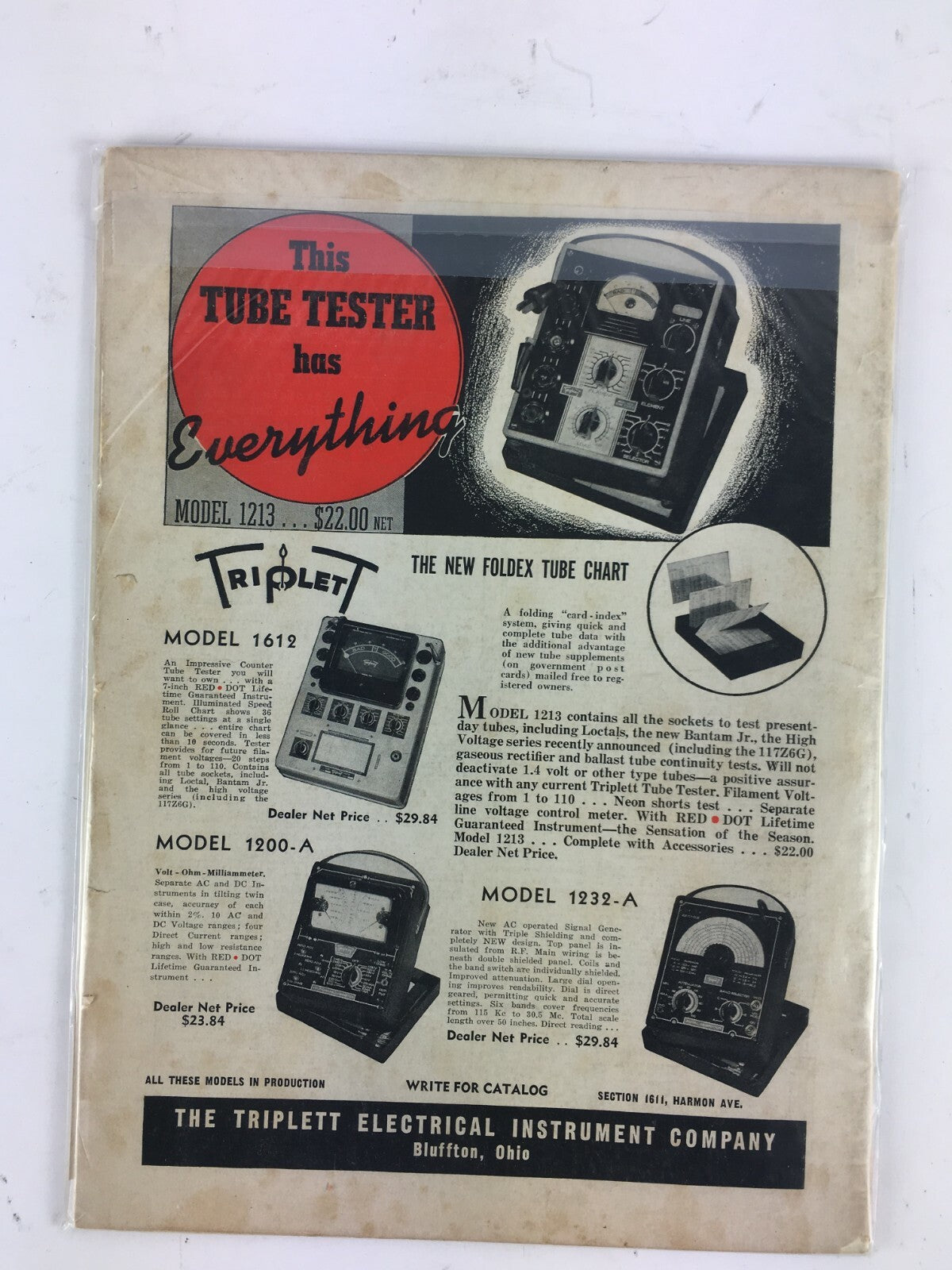 November 1939 Radio Craft Hugo Gernsback Magazine Sound! Vital Factor Rubinoff's