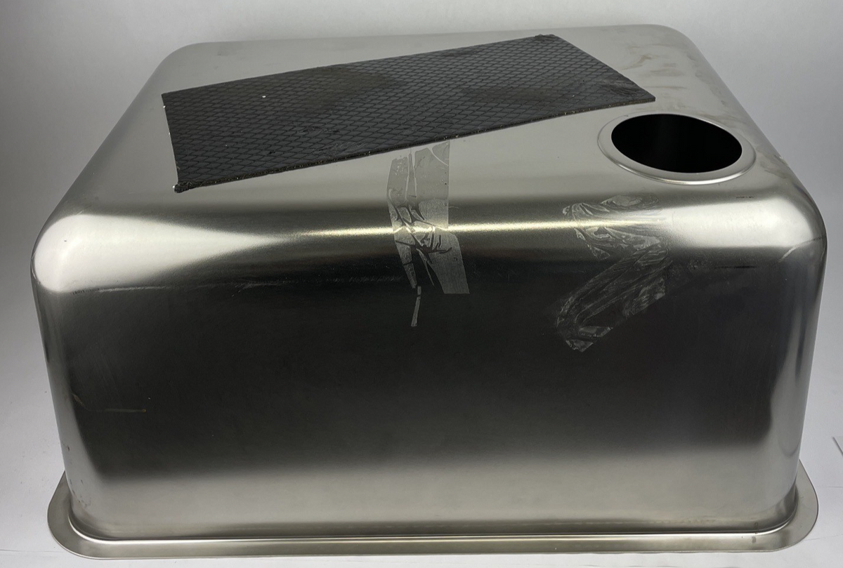 X - Large Stainless Steel Single Bowl Rectangle Under-mount Kitchen Sink ID