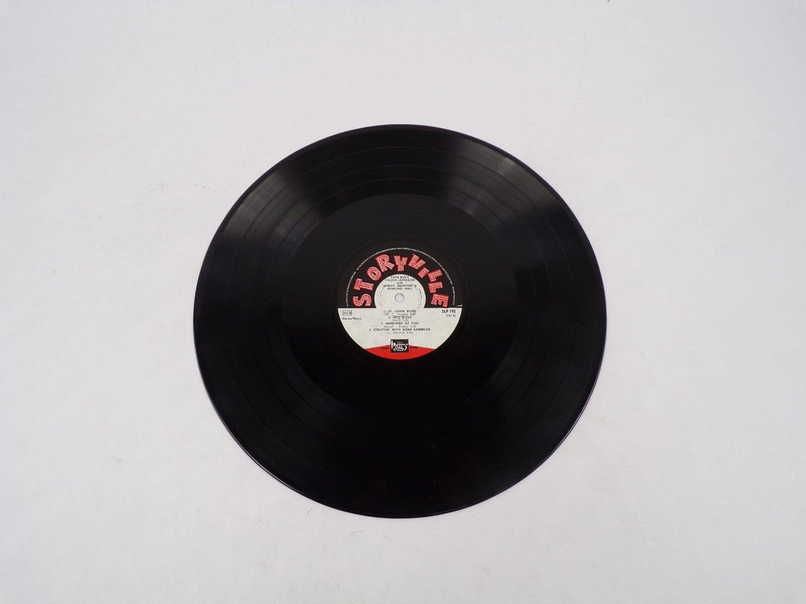 Papa Bue's Diking Jazzband With Wingy Manone & Edmond Hall Vinyl Record