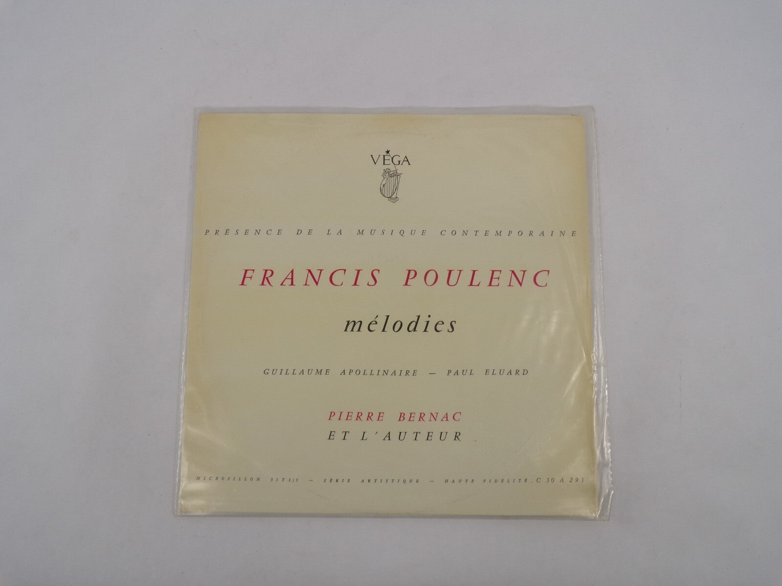 Presence De La Musique Contemporaine Francis Poulenc Melodies Cuillaume Apollina