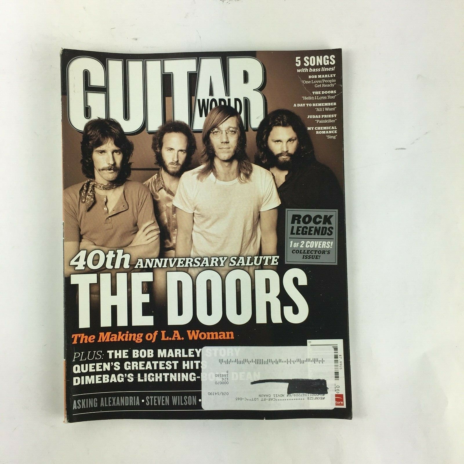2006 Guitar World Magazine The Doors The Making of l.A Woman Steven Wilson