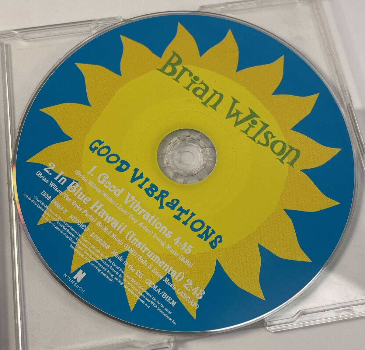 The Beach Boys  BRIAN WILSON - Good Vibrations (1 TRK PROMO ONLY CD SINGLE )
