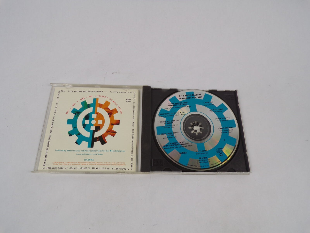 CC Music Factory Gonna Make You Sweat Here We Go, Let's Rock & Roll Things CD#67