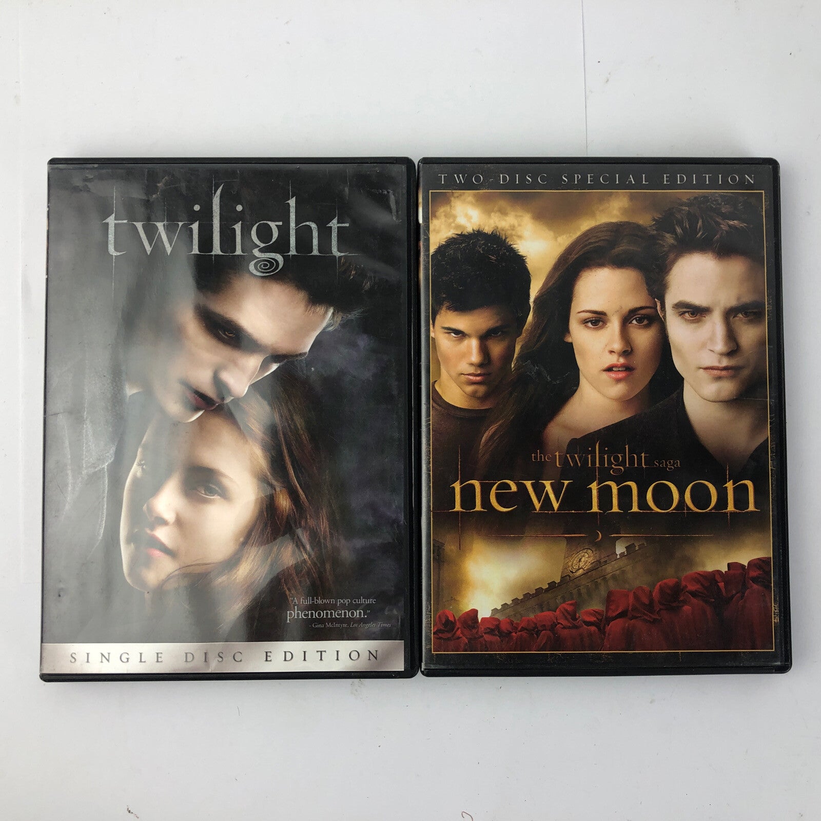 Twilight (DVD, 2009, 3-Disc Set, Deluxe Edition) & New moon dvd