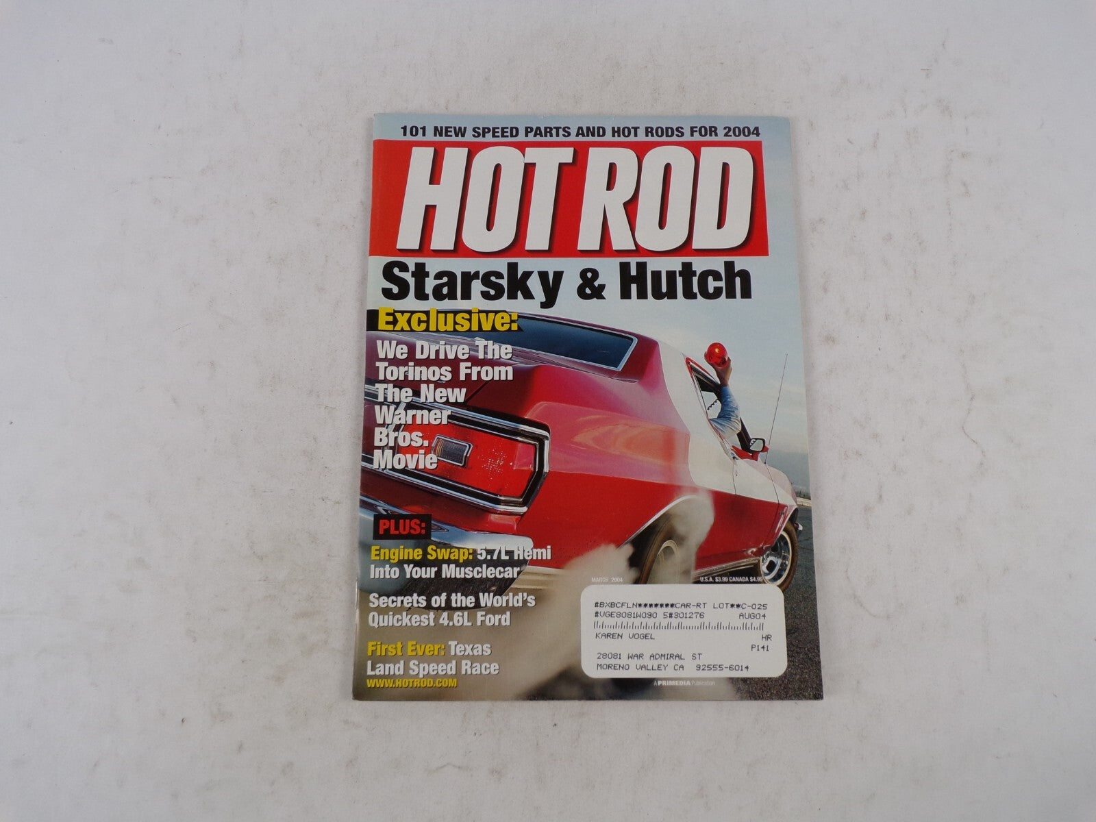 March 2004 Hot Rod Starsky&Hutch Exclusive: We Drive The Torinos From The New Wa