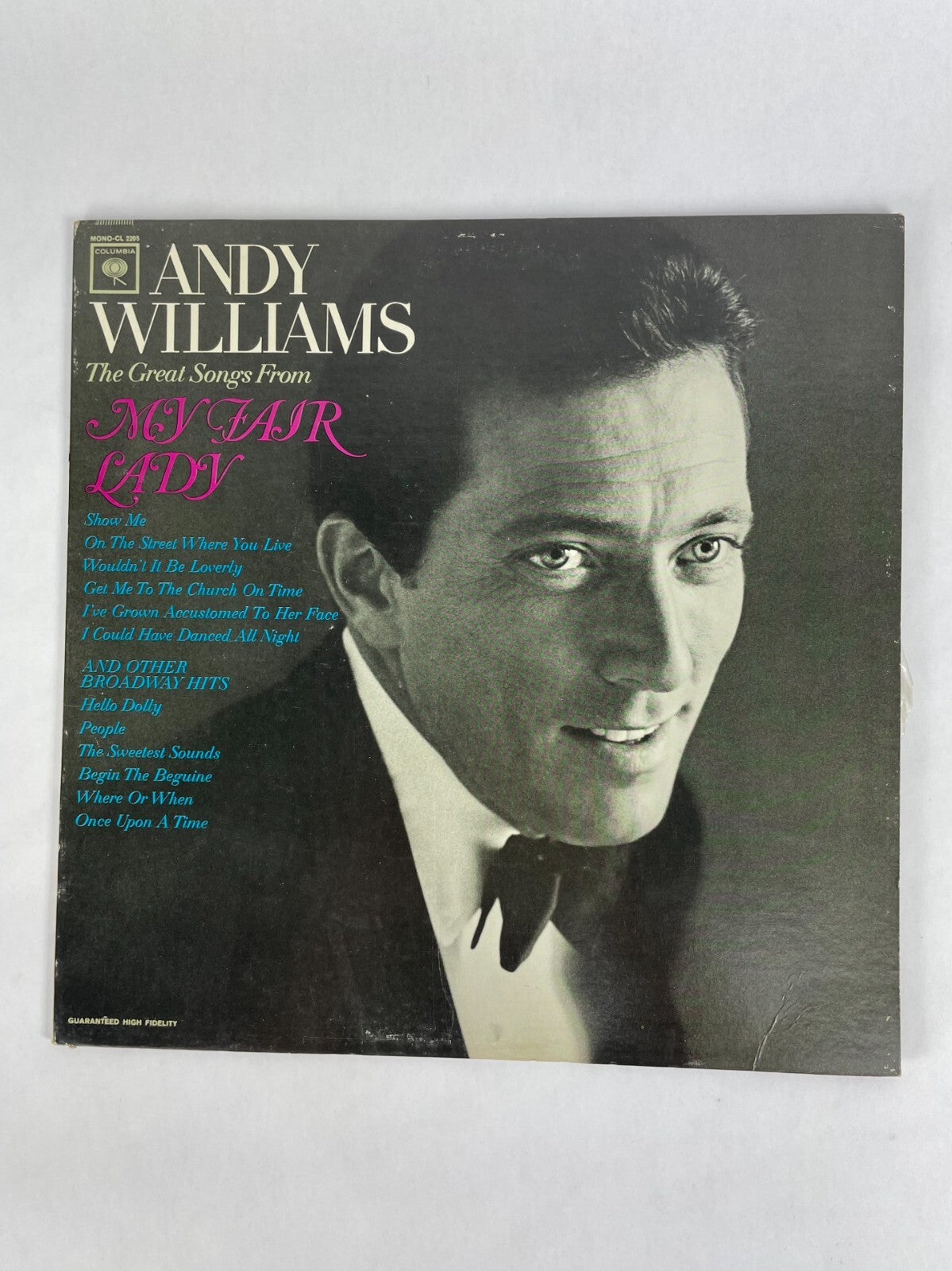 Andy Williams My Fair Lady Vinyl Record
