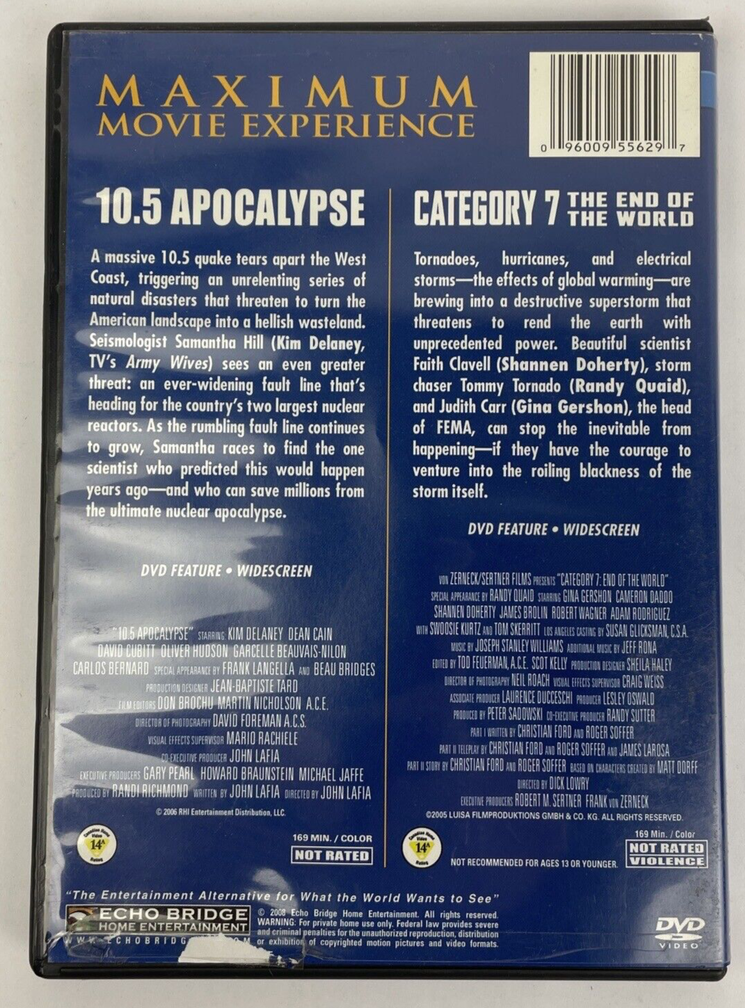 10.5 Apocalypse / Category 7 The End of the World Digital DVD Video DBL Feature