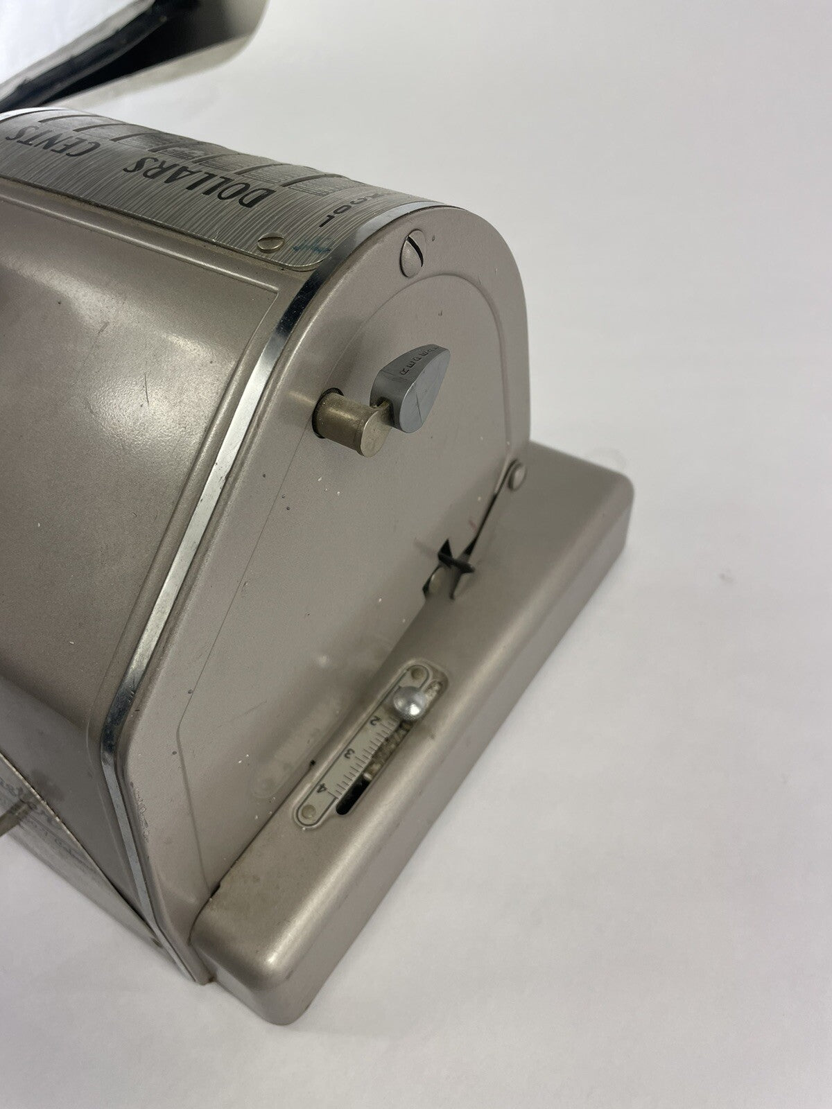 PAYMASTER SERIES X 550 OFFICE MACHINE VINTAGE CHECK WRITER 7 COLUMN & KEY
