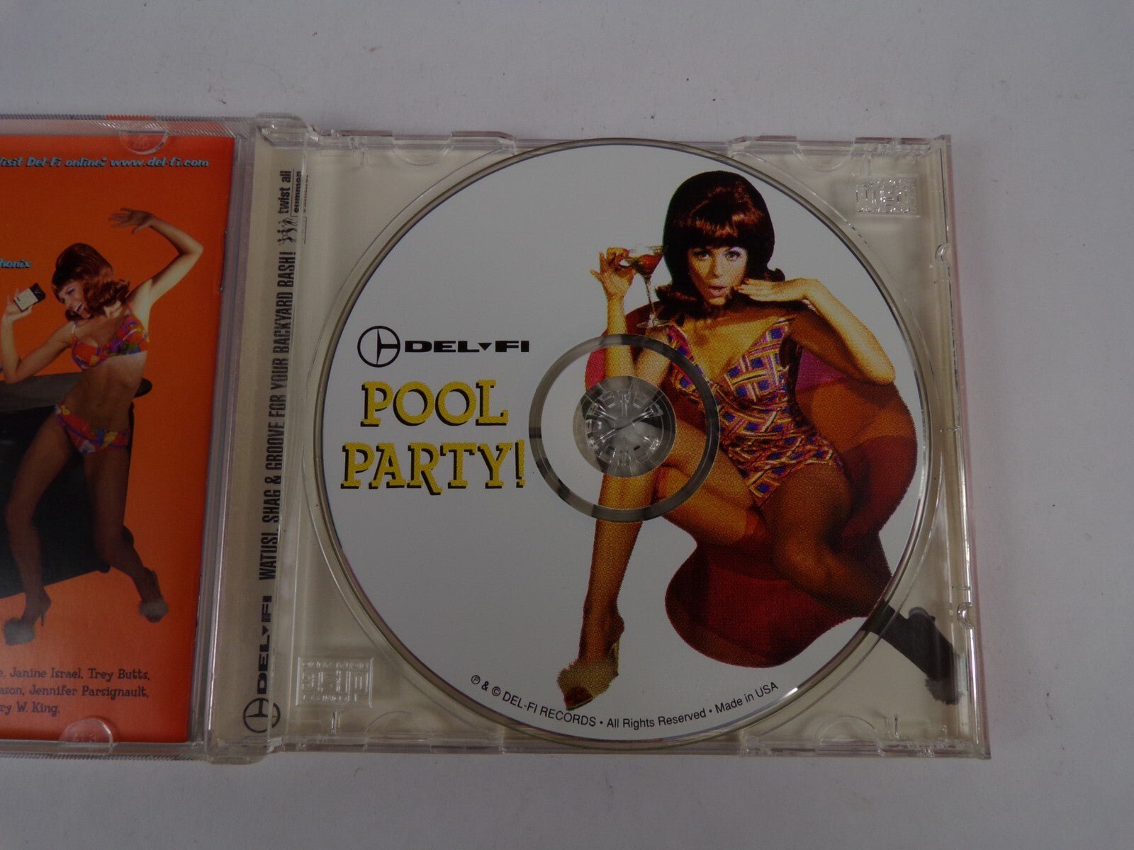 Del-Fi Pool Party! High Dive Wild Twist Phone Call Swim Beat La Bamba CD#39