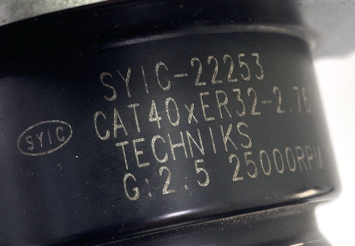 TECHNIKS SYIC-22253 N , CAT40xER32-2.76", CAT SLIDE LOCK END MILL HOLDER