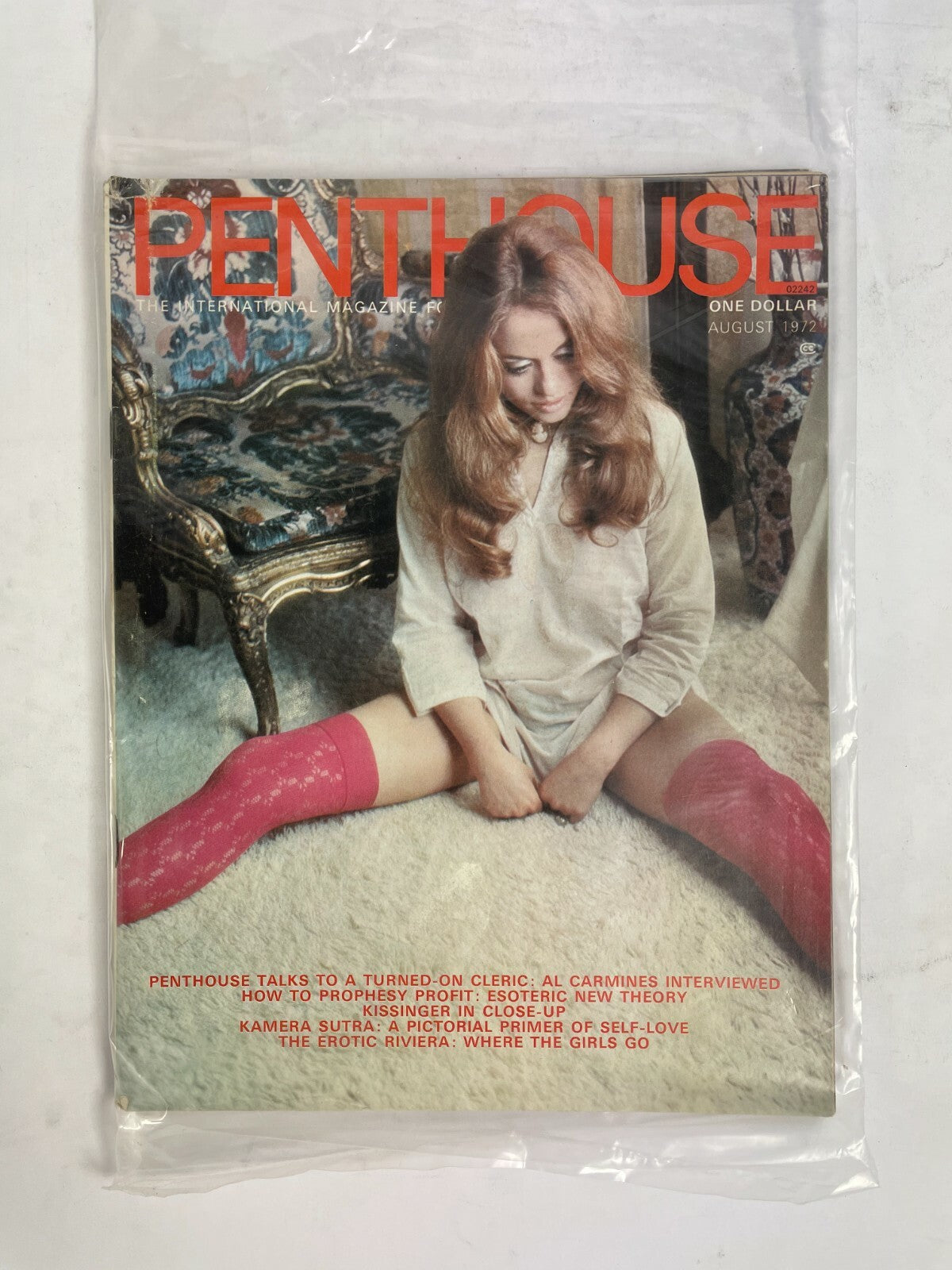August 1972 Penthouse Magazine Esoteric New Theory Kissinger Prophesy Profit #T