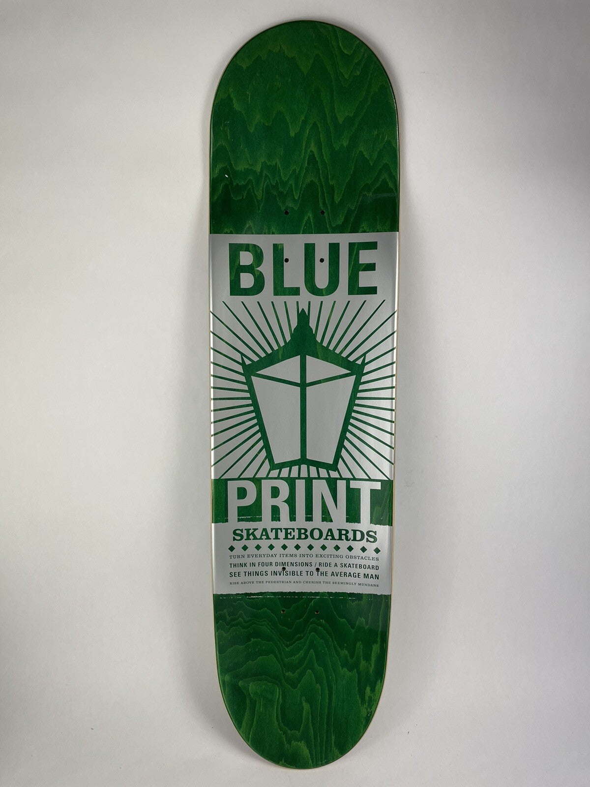 Blueprint Skateboards Nick Jensen Pachinko 8.5-inch hard rock Canadian maple skateboard deck.