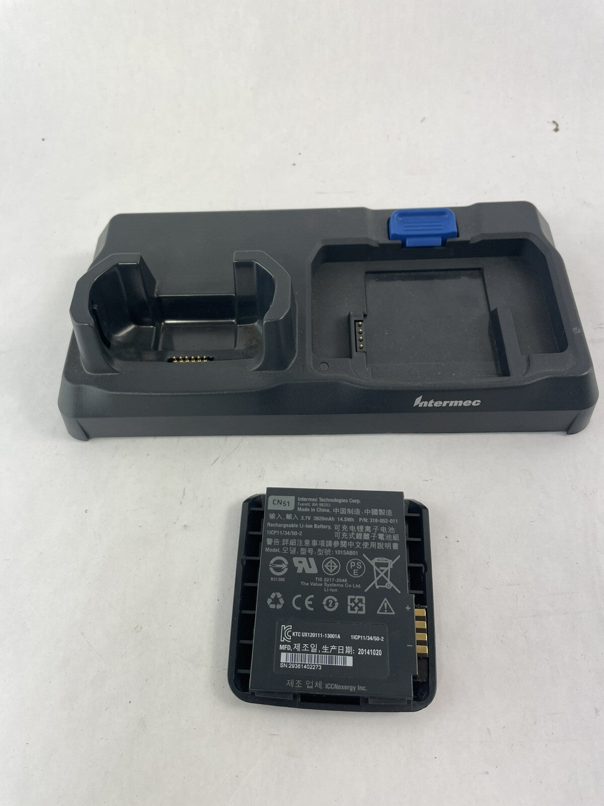 Intermec 871-033-021 AD27 CN51 Communication Dock Cradle Battery Charger + Batt