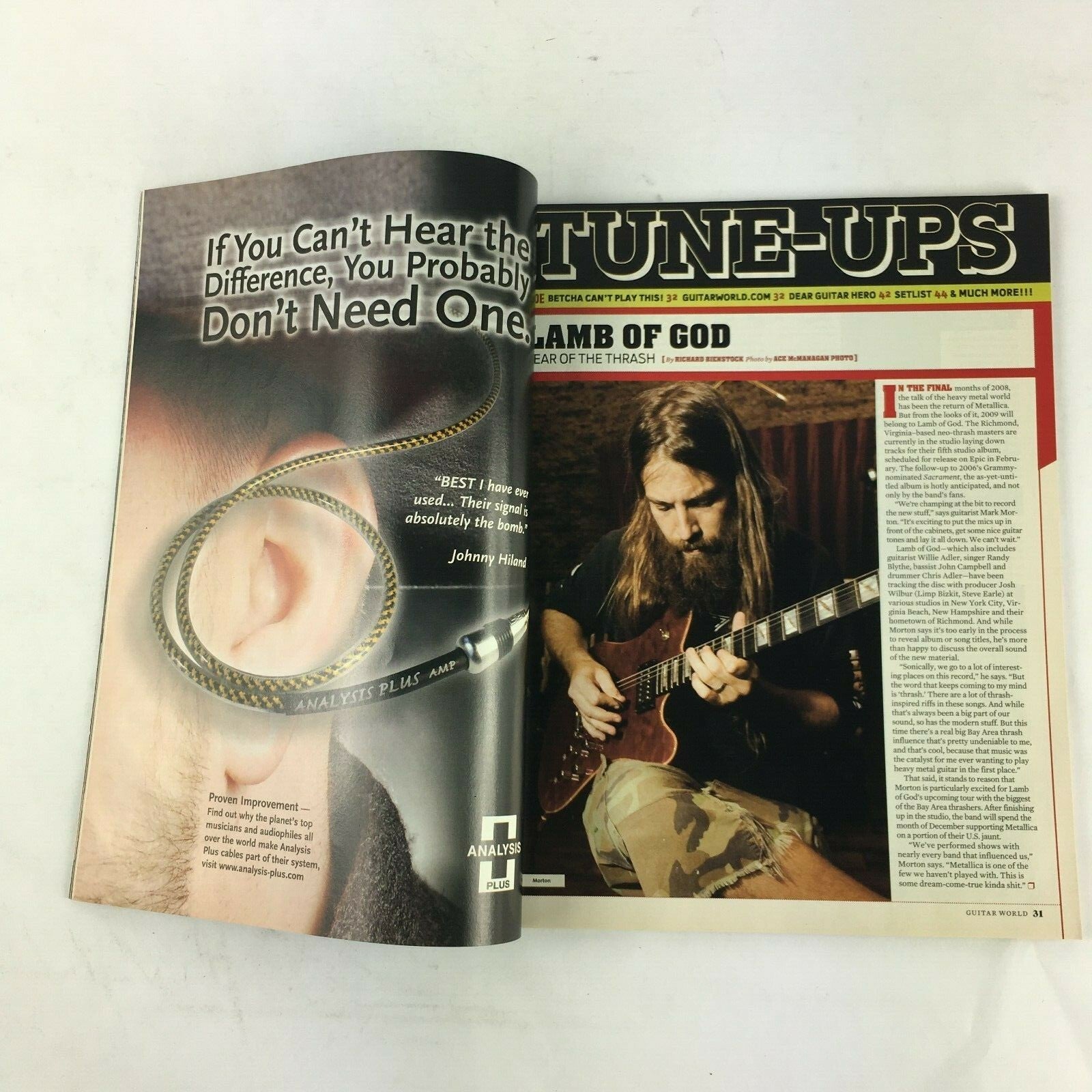 2013 Guitar World Magazine He is Iron Man! Tony 10 MMI Jimmy Page Kurt Cobain