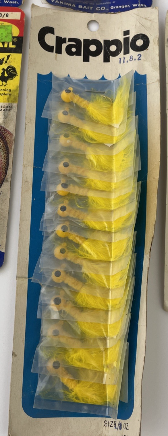 4 x Vintage Discontinued Wordens Yakima SUPER ROOSTER TAIL SPINNER Bait 1/4 oz.
