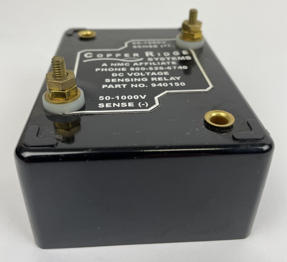 Copper Ridge Systems 50 - 1000 VDC FAILSAFE VOLTAGE SENSING RELAY # 940150 -LOOK