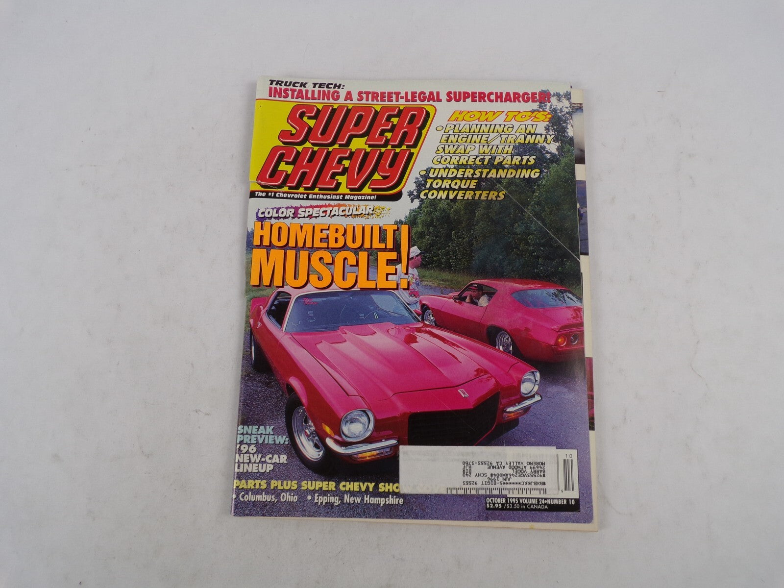 October 1996 Super Chevy Color Spectacular Homebuilt Muscle! Truck Tech: Install