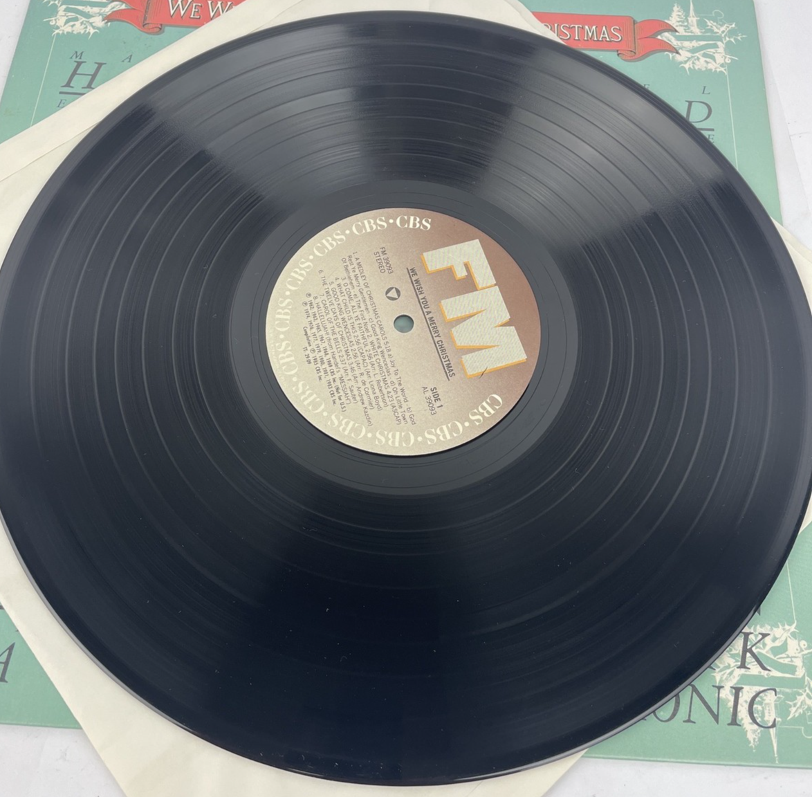 Various – We Wish You A Merry Christmas - 1985 - CBS FM 39093 Vinyl LP Record