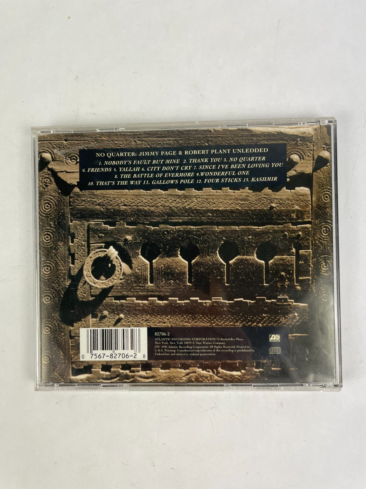 Jimmy Page Robert Plant No Quarter CD #4