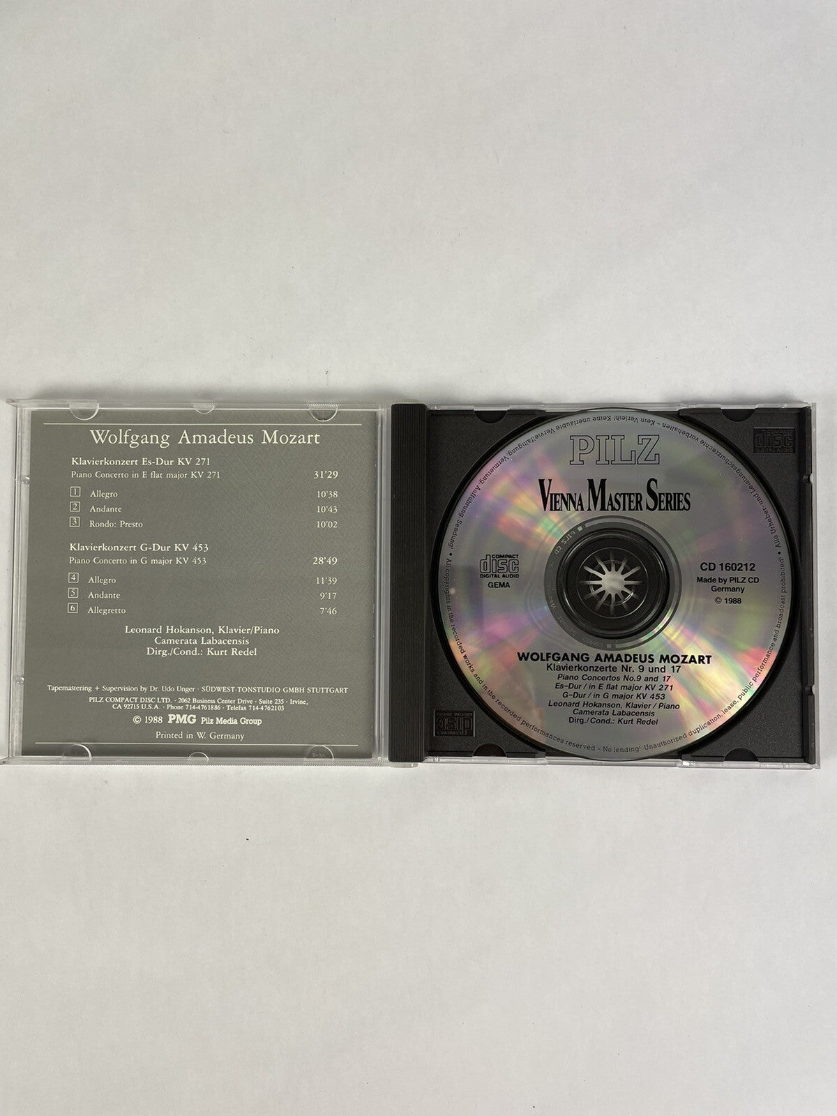 Mozart - Vienna Master Series - Klavierkonzerte Nr. 9 und 17 CD #7